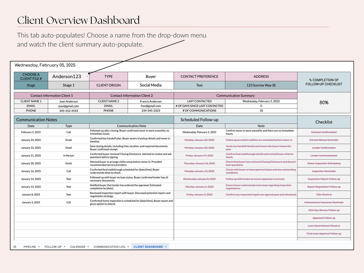 Follow-Up Tracker
