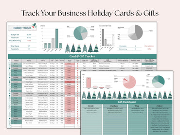 Business Holiday Card & Gift Tracker
