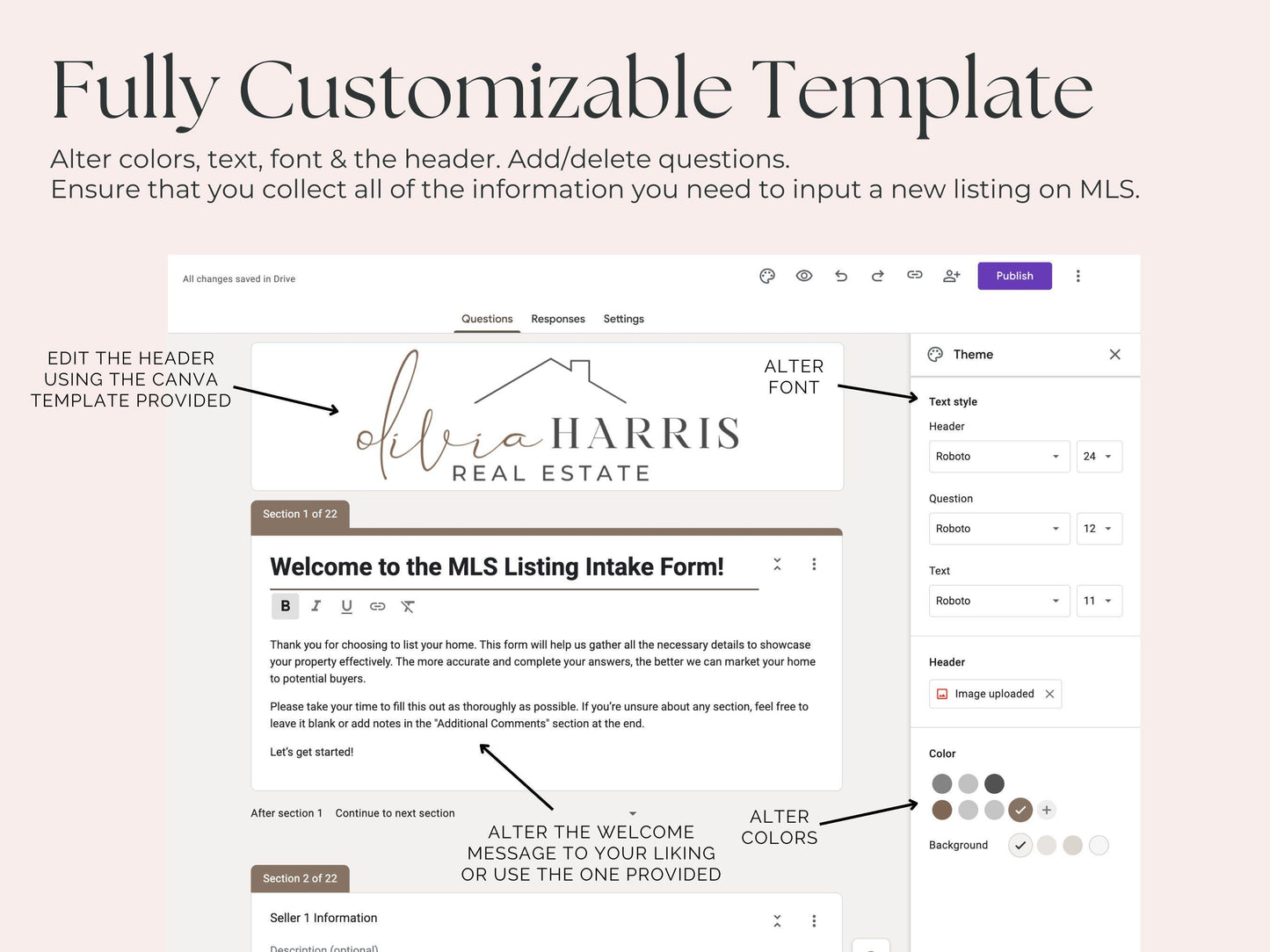 MLS Listing Intake Form