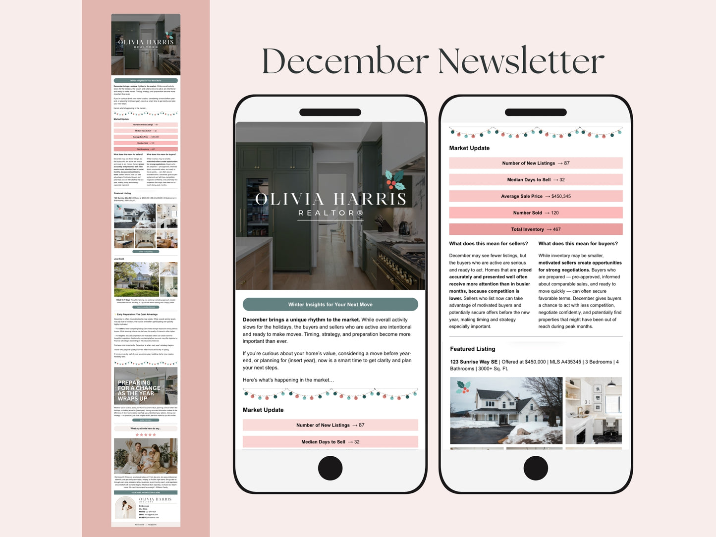 Monthly Email Newsletter Template Bundle