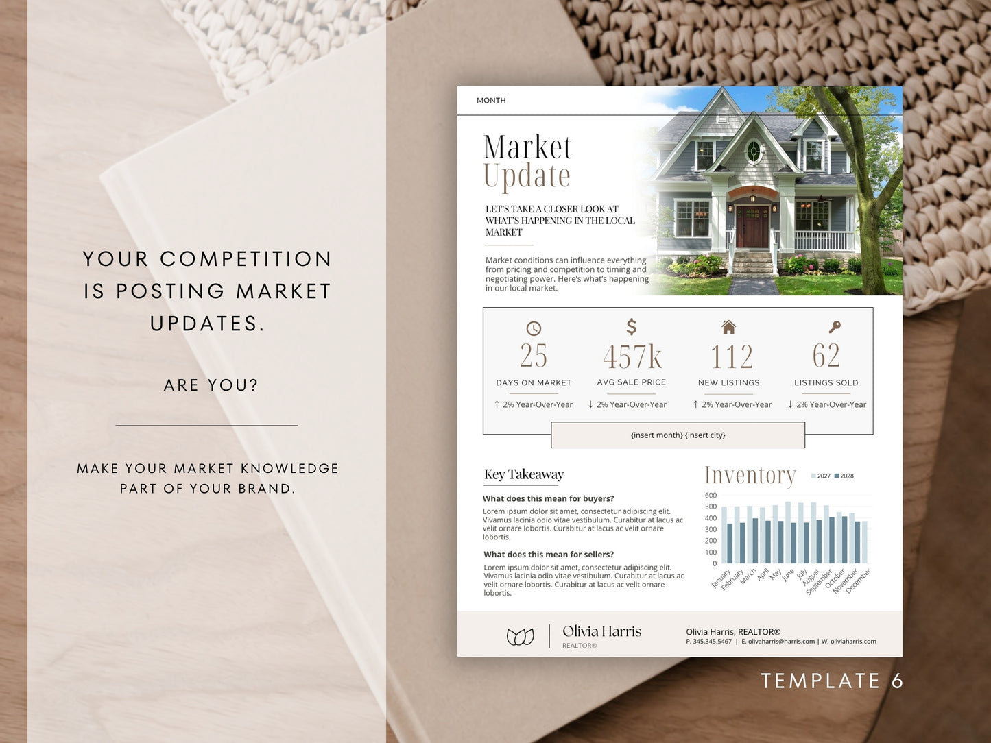Real Estate Market Update Canva Templates — 6 Layouts
