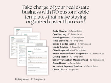 Business Planner Bundle: 150+ Canva Templates
