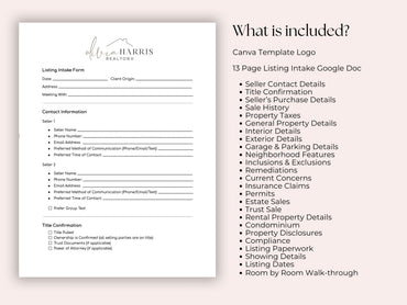 Listing Intake