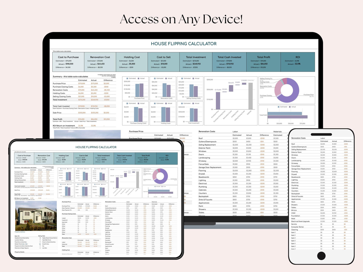 House Flipping Tracker