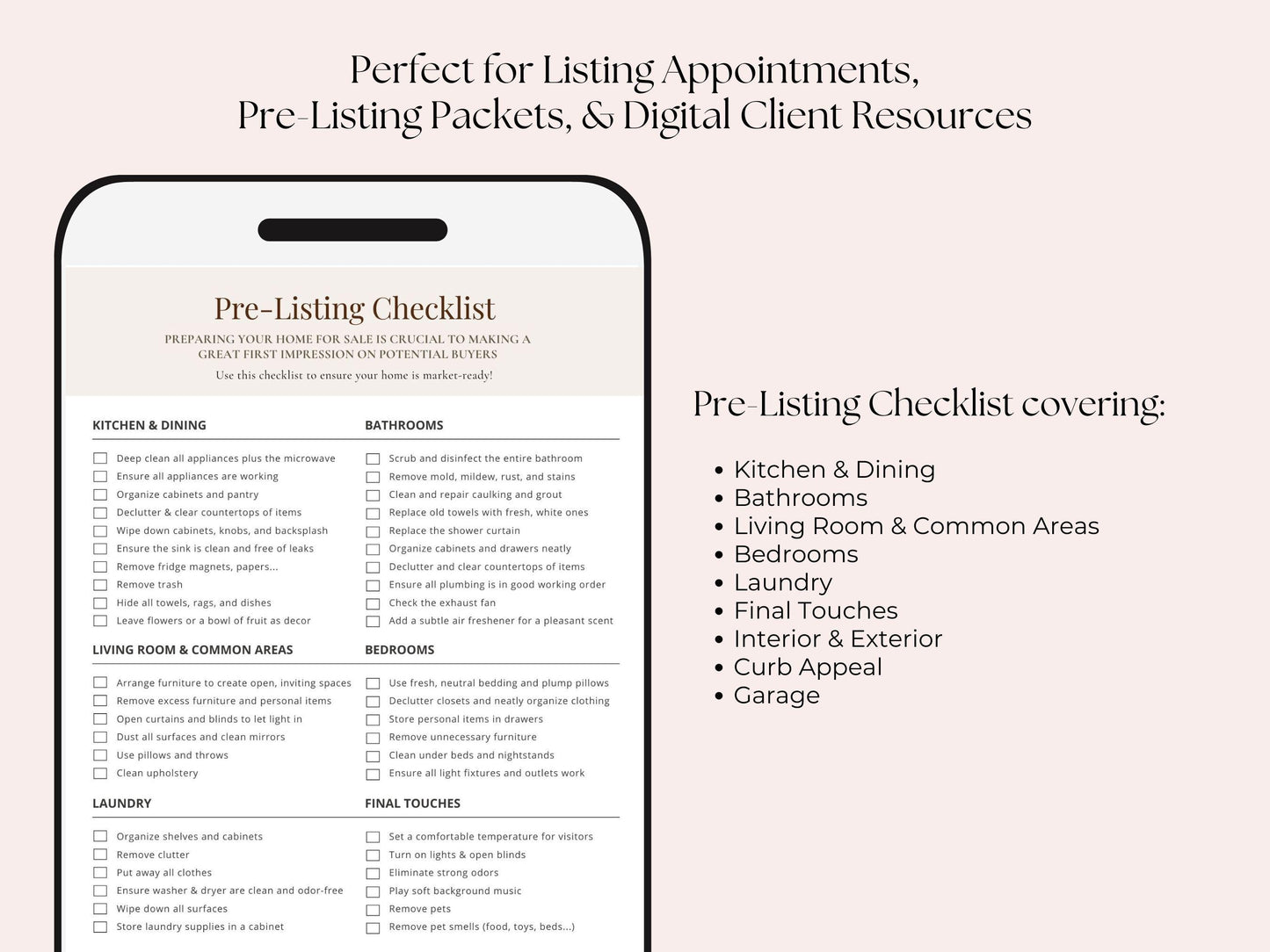 Seller Pre-Listing Checklist
