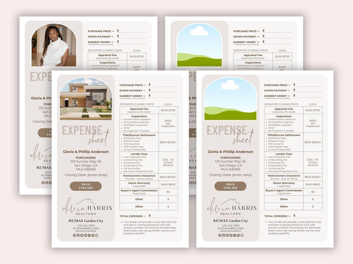 Buyer Closing Cost Sheet