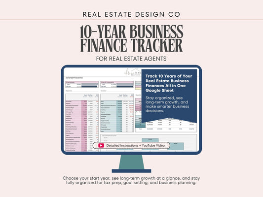 10 Year Income & Expense Tracker