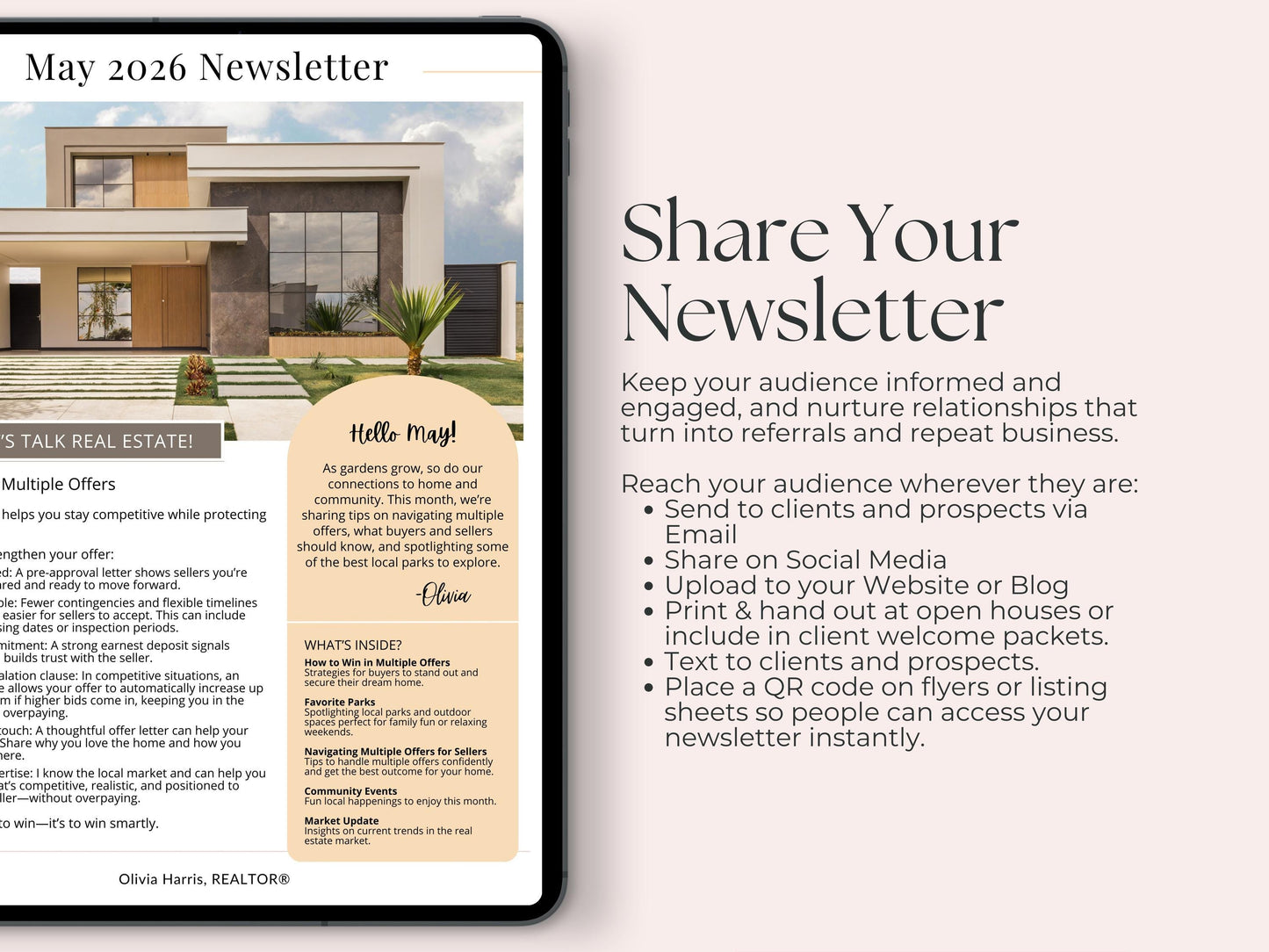 May Newsletter Template Vol 2