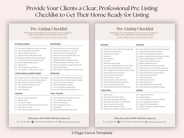 Seller Pre-Listing Checklist