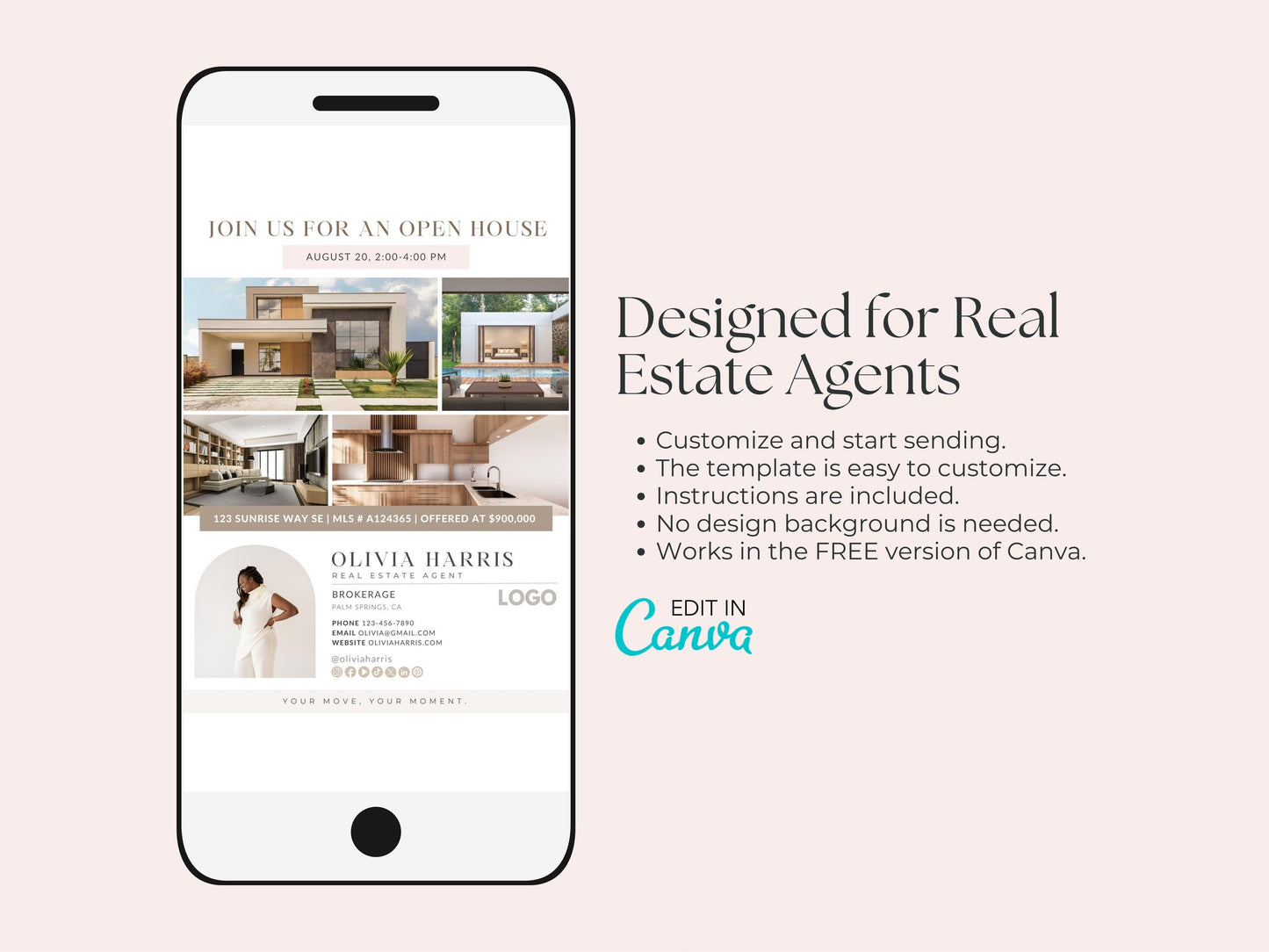 Open House Invitation Text Message