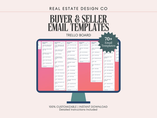 Buyer and Seller Email Templates with Bonus Trello Board