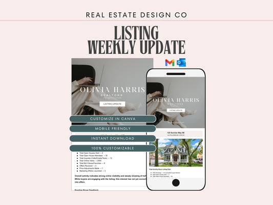 Listing Update Email Template