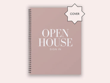 Open House Sign-In Book Template