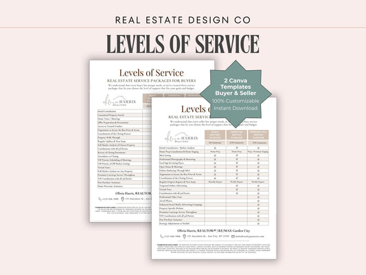 Service Tiers Flyer