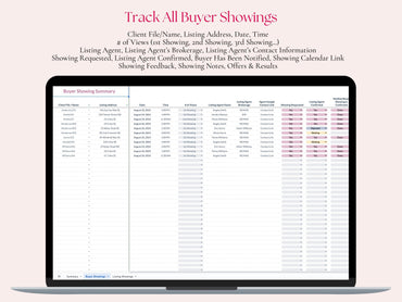 Showings Tracker