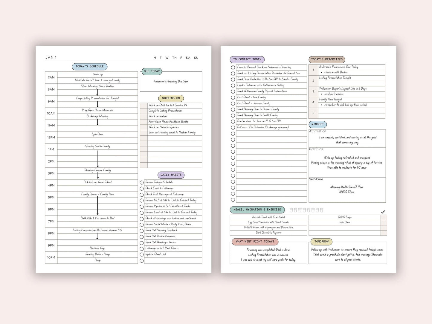 2026 Real Estate Planner + 150 Canva Templates