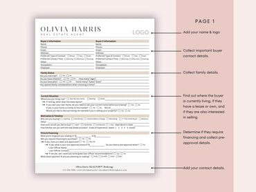 Buyer Intake Questionnaire