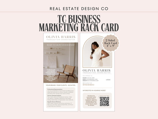 Transaction Coordinator Rack Card