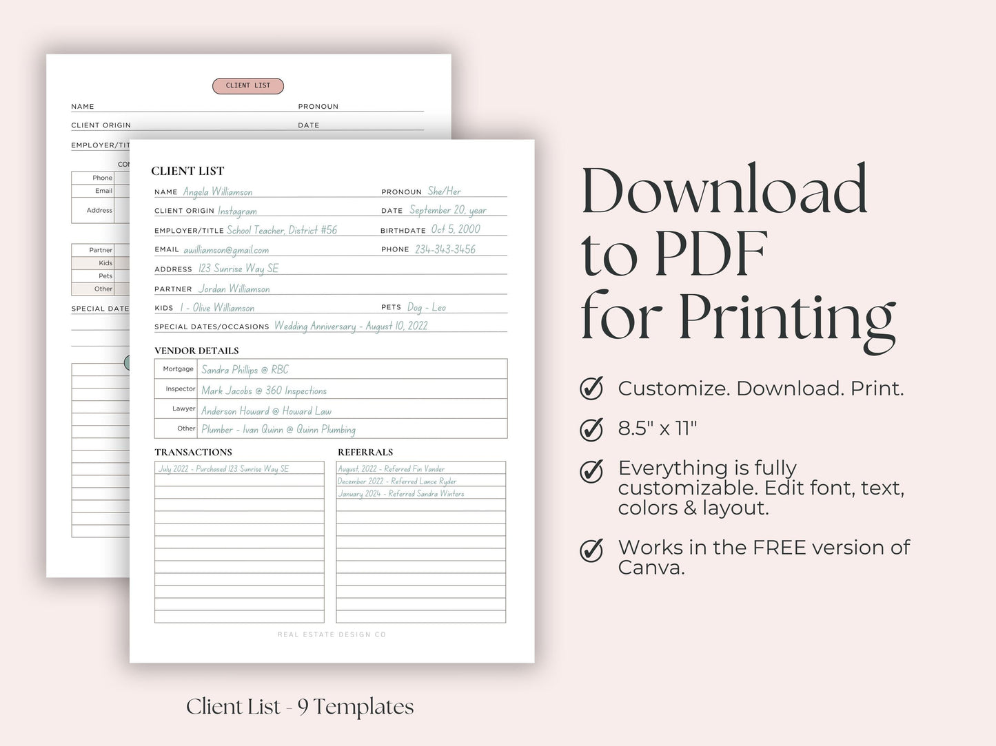 Business Planner Bundle: 150+ Canva Templates
