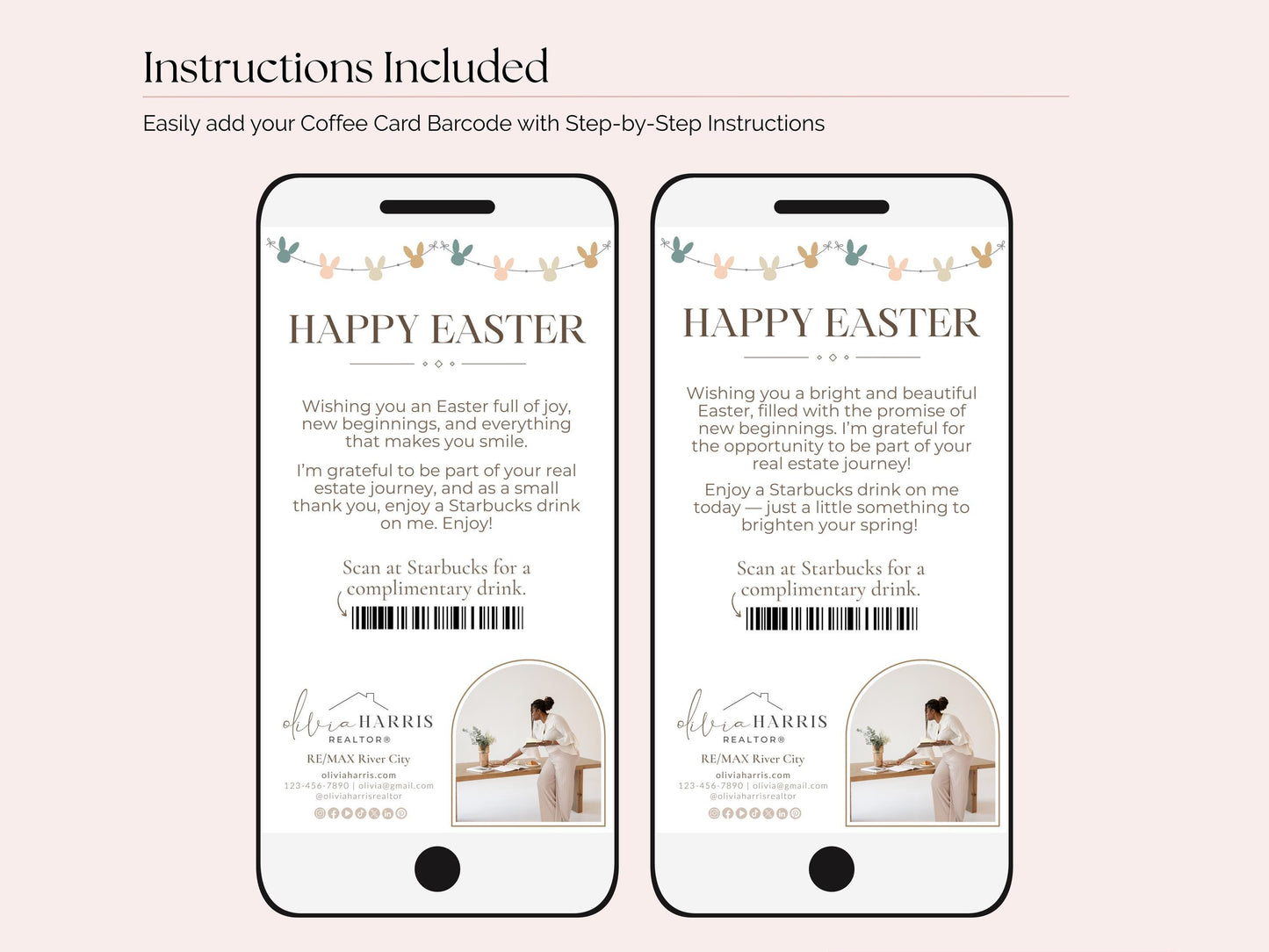 Happy Easter Coffee Card