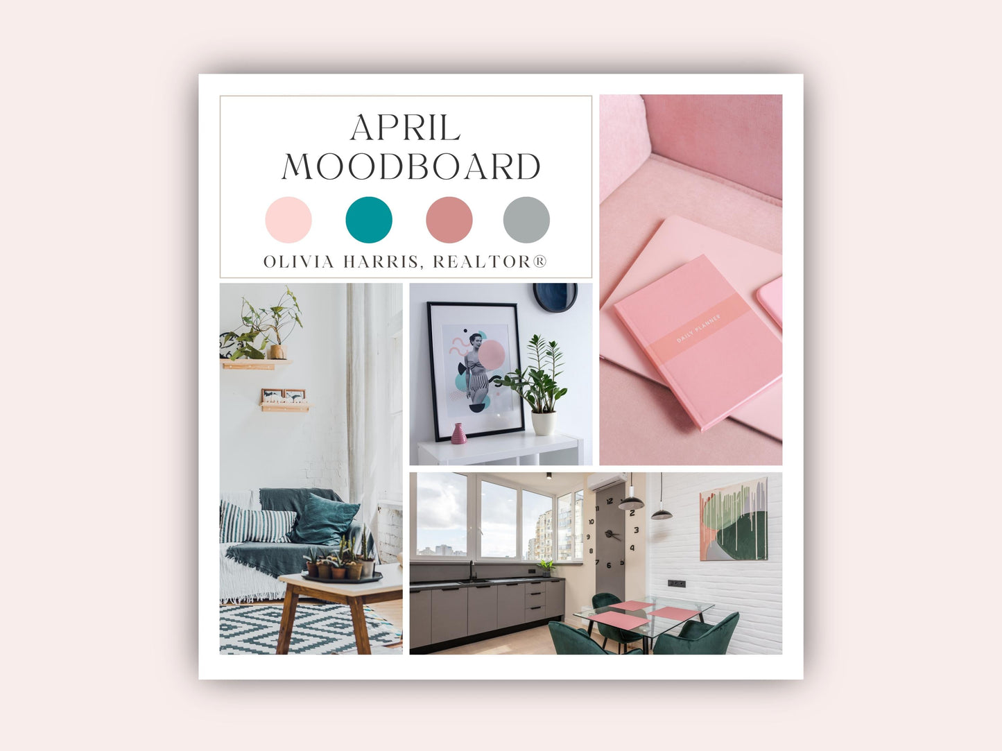 Monthly Instagram Moodboard Templates