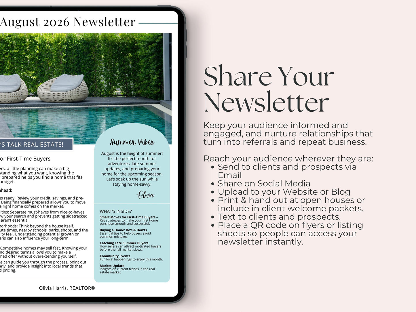 August Newsletter Vol 2