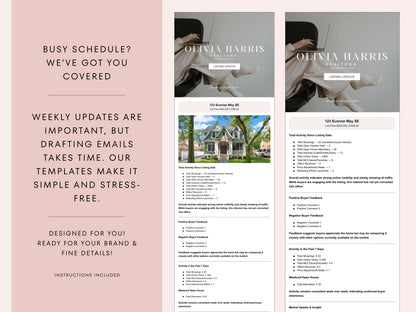 Listing Update Email Template