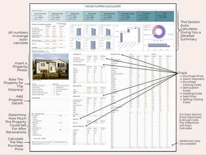 House Flipping Tracker