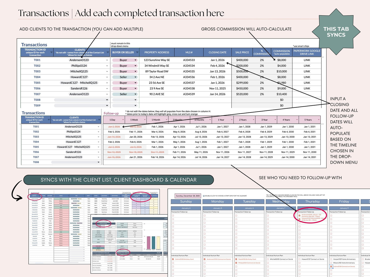 Client List & Nurture Plan