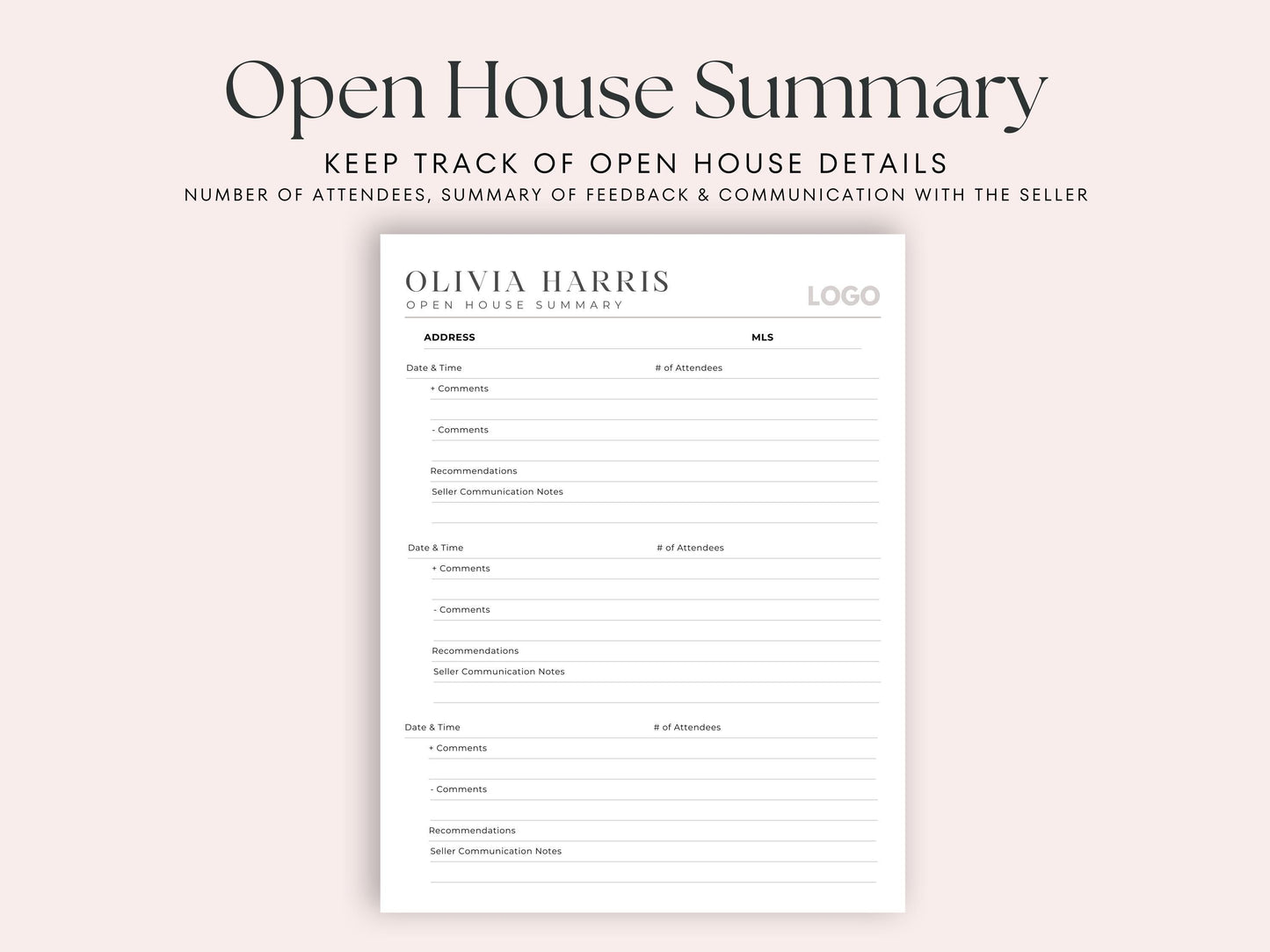 Open House Template Bundle