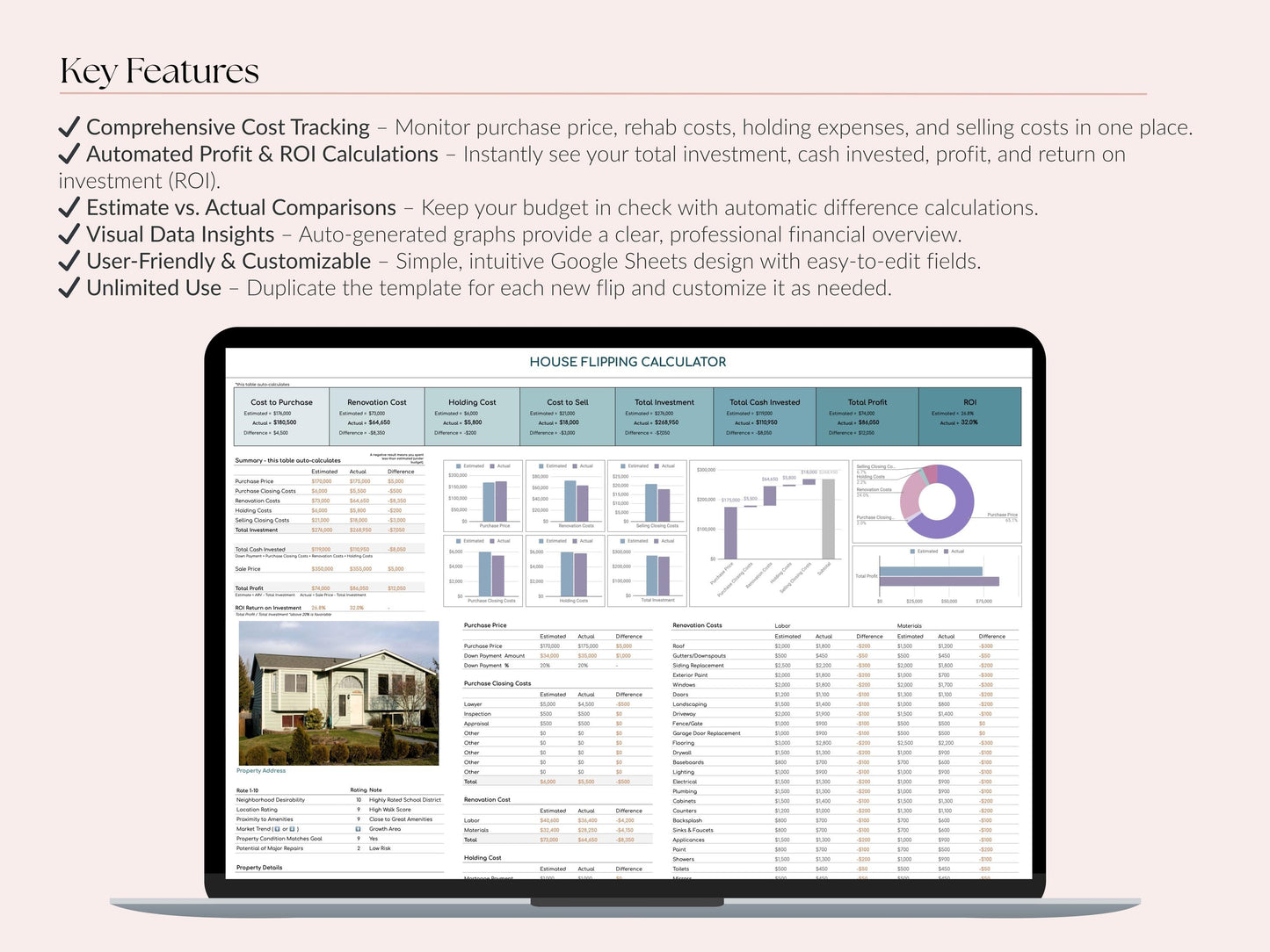 House Flipping Tracker