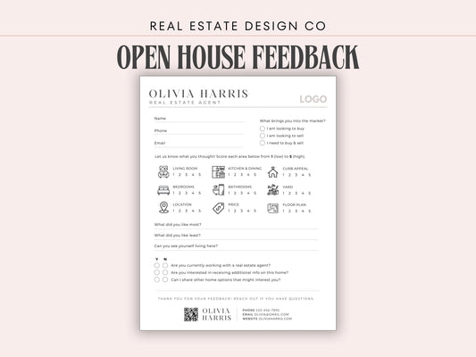 Open House Feedback Form