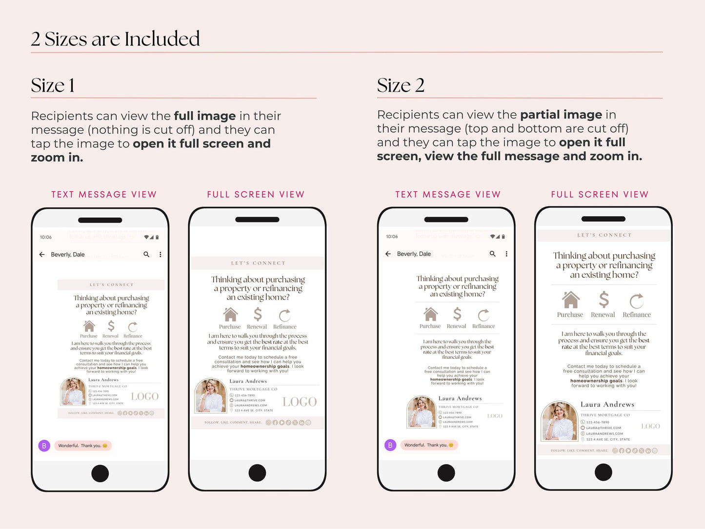 Loan Officer Text Message Templates