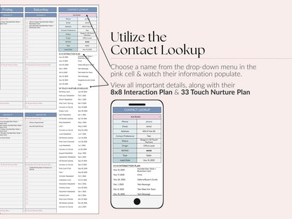 Leads Tracker | 8x8 Plan + 33 Touch