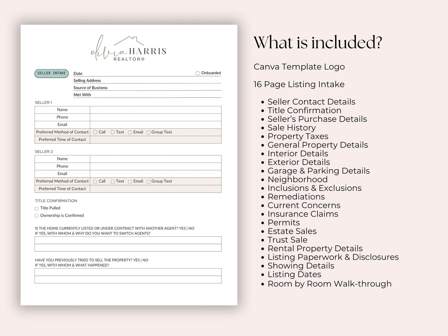 Listing Intake Form