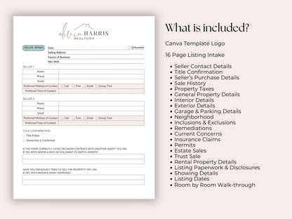 Listing Intake Form