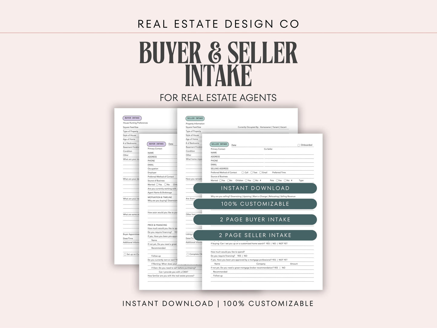 Buyer and Seller Intake Forms