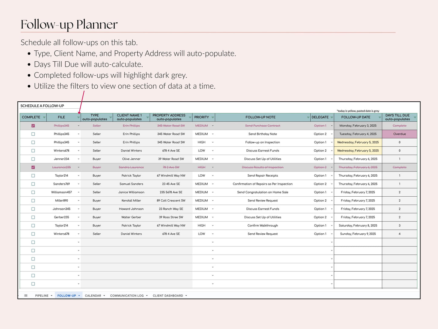 Follow-Up Tracker