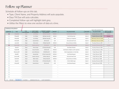 Follow-Up Tracker