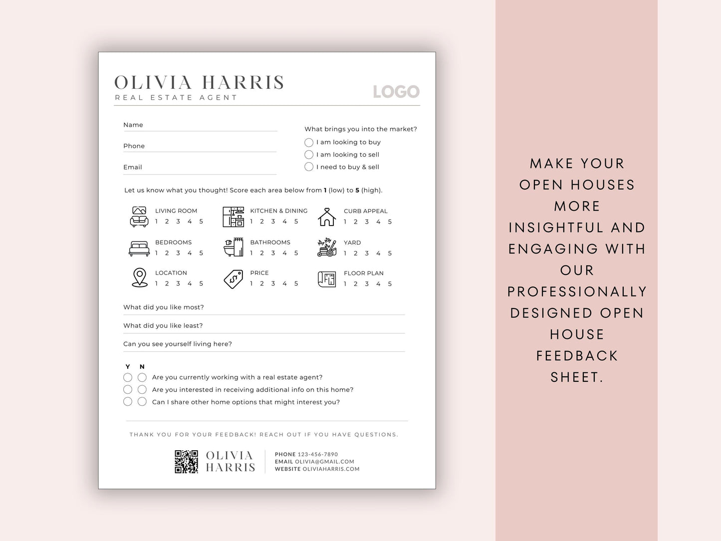 Open House Feedback Form
