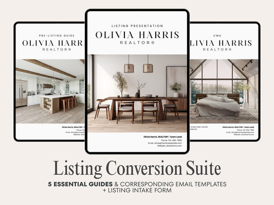 Listing Conversion Suite – Real Estate Canva Templates for Agents