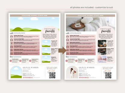 Winter Real Estate Newsletter Template — Seasonal Canva Template for Agents