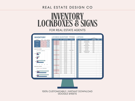 Lockbox, Sign & Rider Inventory Tracker