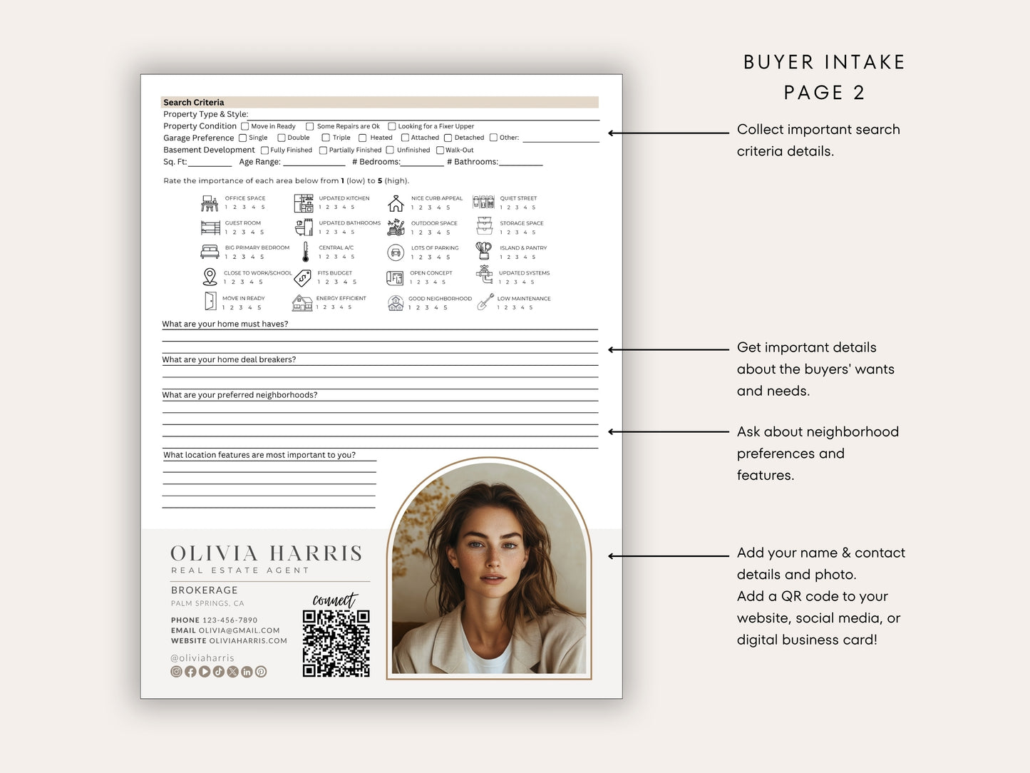 Real Estate Buyer & Seller Intake Bundle | Google Forms + Canva Templates