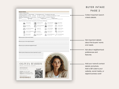 Real Estate Buyer & Seller Intake Bundle | Google Forms + Canva Templates