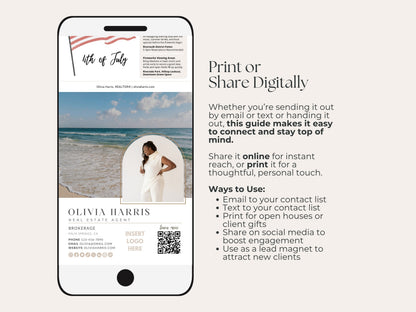Real Estate Summer Client Guide — 12-Page Canva Template for Agents