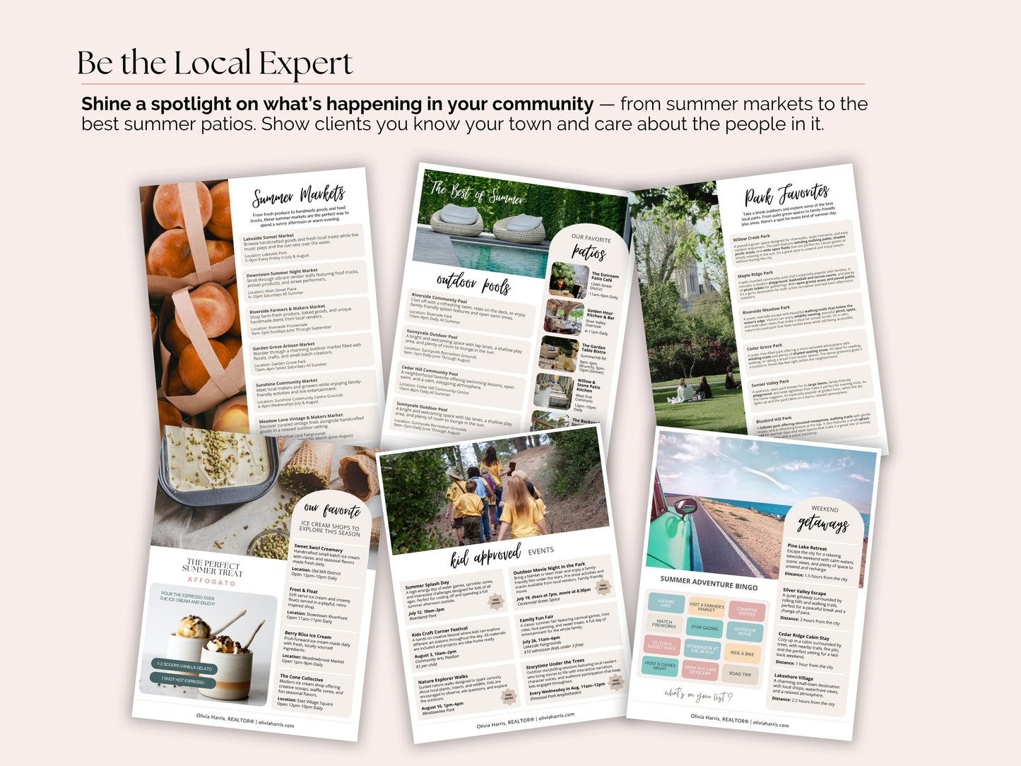 12-Page Summer Client Guide — Real Estate Marketing Canva Template