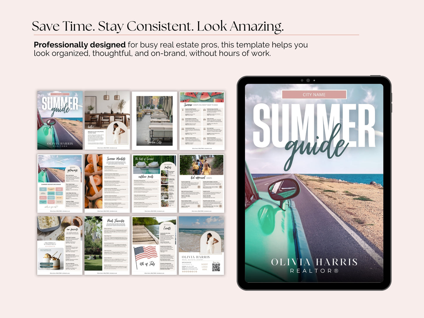 12-Page Summer Client Guide — Real Estate Marketing Canva Template