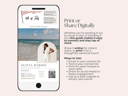 12-Page Summer Client Guide — Real Estate Marketing Canva Template
