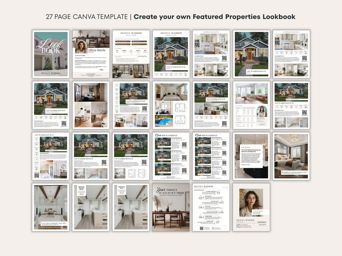 Property Showcase Guide — Real Estate Canva Template for Agents